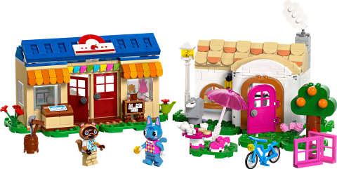 LEGO® Animal Crossing™ Nook’s Cranny ve Rosie Evi 77050 - 7 Yaş ve Üzeri Çocuklar için Yaratıcı Oyuncak Yapım Seti
