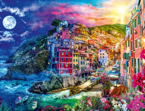 2000 Parça Puzzle Renkli Manzara