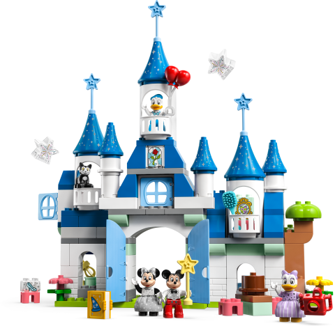 LEGO® DUPLO® ǀ Disney 3’ü 1 Arada Sihirli Şato 10998 Oyuncak Yapım Seti (160 Parça)