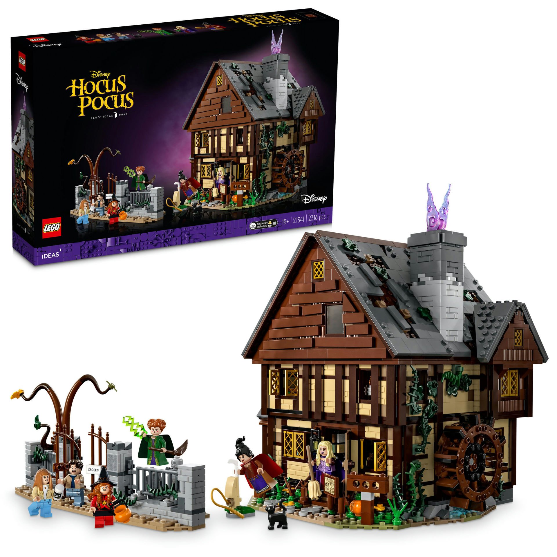 LEGO® Ideas Disney Hocus Pocus: Sanderson Kardeşlerin Evi 21341