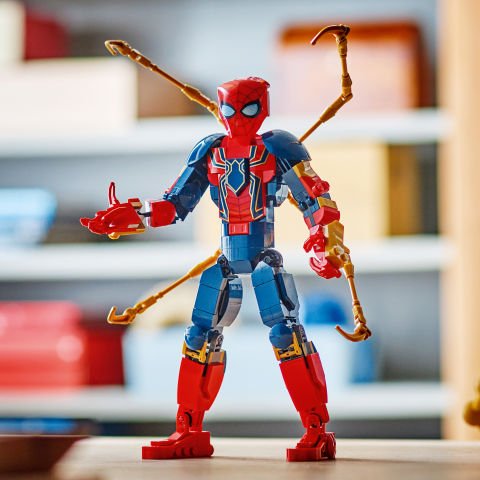 LEGO® Marvel Iron Örümcek Adam Yapım Figürü 76298