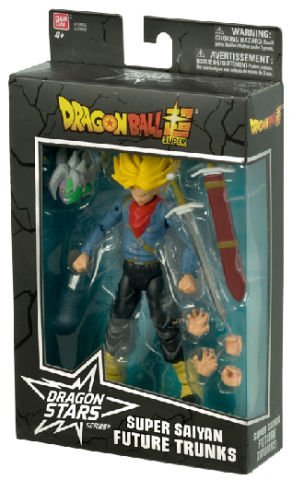 16 cm Dragon Ball Super Saiyan Future Trunks Poz Verilebilir Figür - Dragon Stars Serisi
