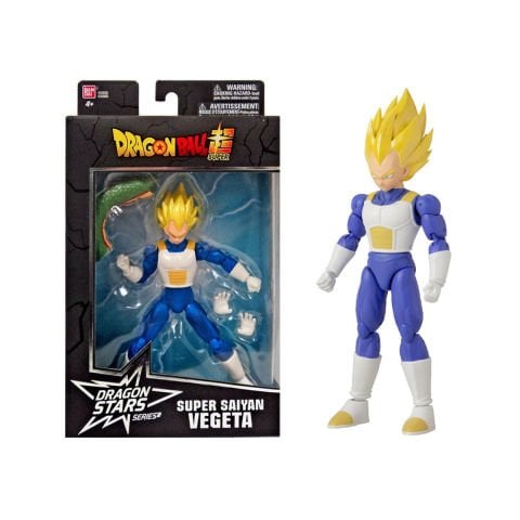 16 cm Dragon Ball Super Saiyan Vegeta Poz Verilebilir Figür - Dragon Stars Serisi