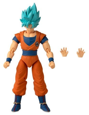 16 cm Dragon Ball Super Saiyan Blue Goku Poz Verilebilir Figür - Dragon Stars Serisi