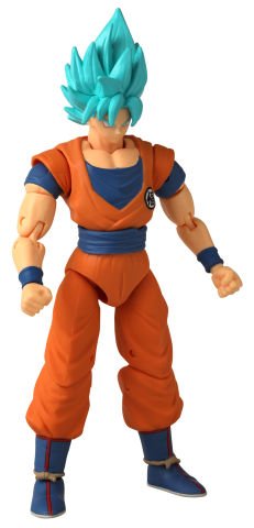 16 cm Dragon Ball Super Saiyan Blue Goku Poz Verilebilir Figür - Dragon Stars Serisi