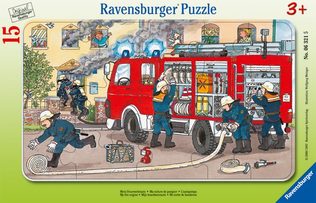 Ravensburger 15 Parçalı Puzzle Fireman