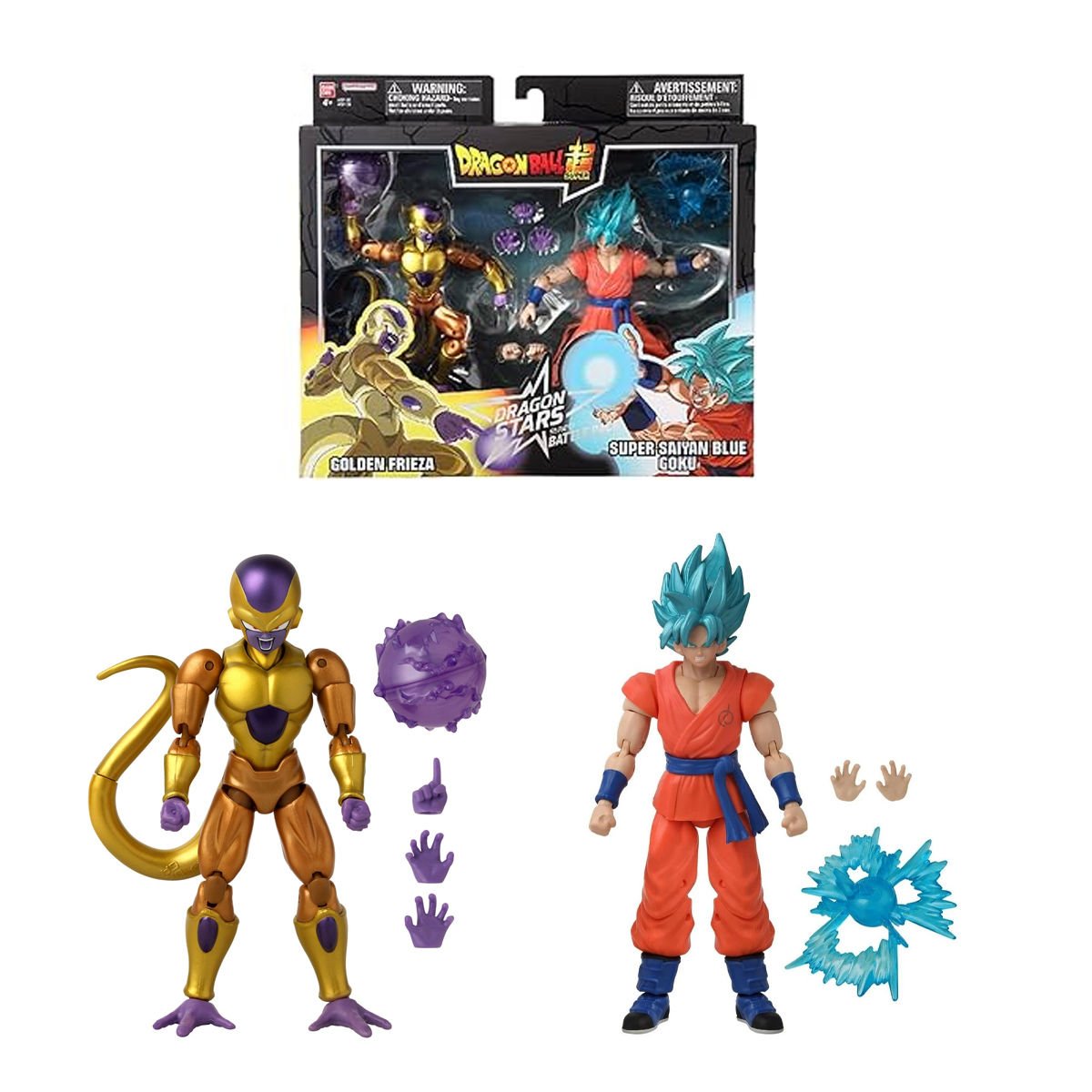 Super Saiyan Blue Goku vs Golden Frieza Mücadele Paketi - Dragon Stars Serisi
