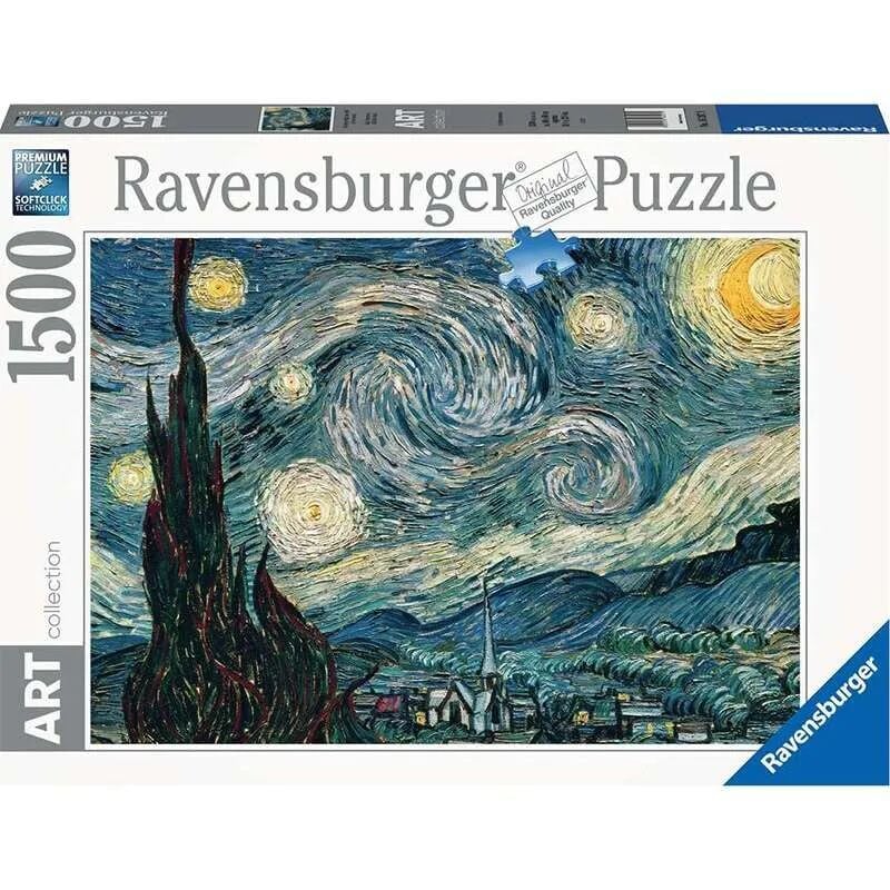 1500 Parça Puzzle Van Gogh Yıldızlı Gece