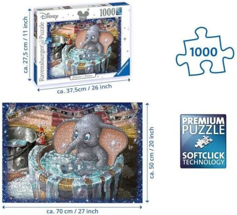 1000 Parçalı Puzzle Walt Disney Dumbo