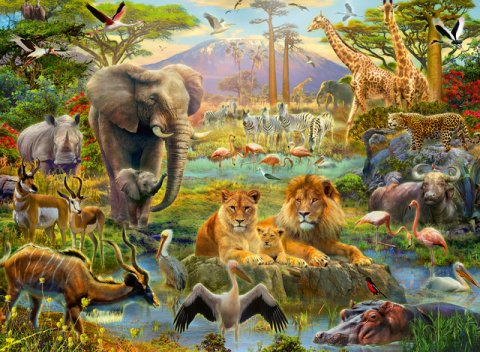 200 Parça Puzzle Savanna
