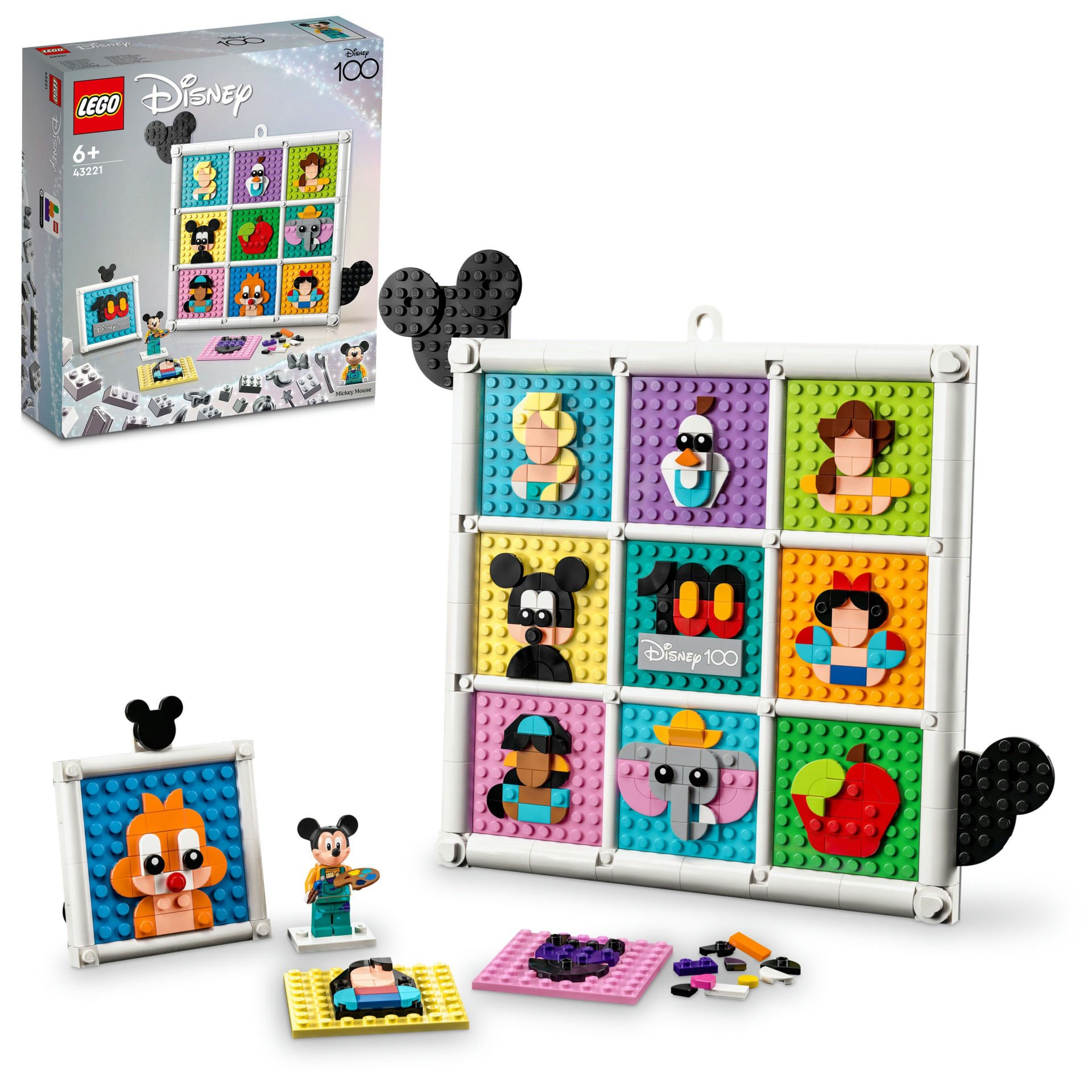 LEGO® ǀ Disney: Disney Animasyon İkonlarının 100 Yılı 43221 Oyuncak Yapım Seti
