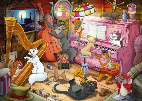 1000 Parça Puzzle Walt Disney Aristocats