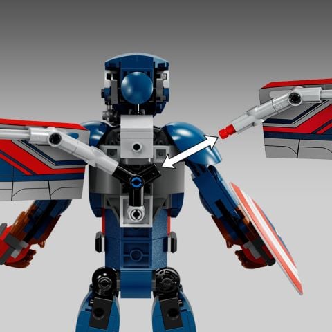 LEGO® Marvel Kaptan Amerika ile Red Hulk Savaşı 76296