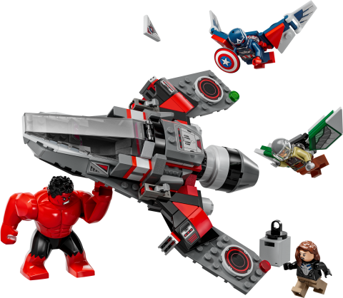 LEGO® Marvel Yeni Kaptan Amerika Yapım Figürü 76292