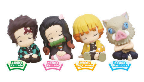 Twinchees Demon Slayer Figürleri Uyuyan Minikler