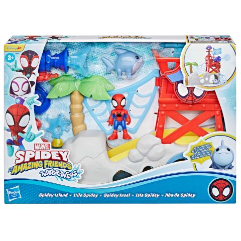 Marvel Spidey and his Amazing Friends Oyuncakları Su Ağları Spidey Adası, Spider-Man Oyun Seti