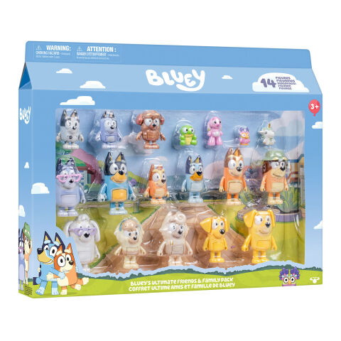 Bluey Ultimate Aile ve Arkadaş Figür Set 18'li
