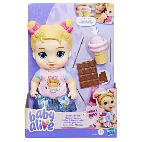 Baby Alive Tatlı Atıştırmalıklar Harper Hugs Oyuncak Bebek