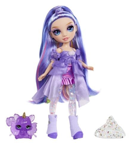 Rainbow High Violet - Parıltılar ve Slime Serisi Bebeği