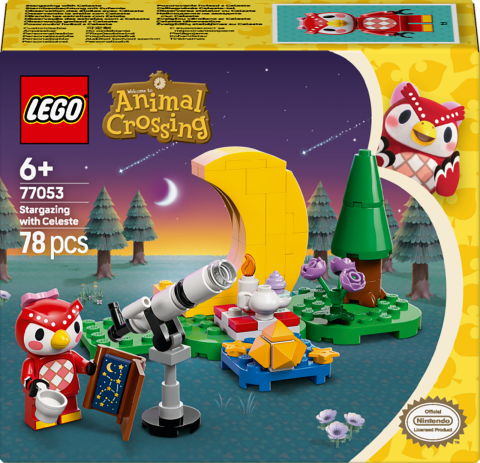 LEGO® Animal Crossing™ Celeste ile Yıldız Gözlemleme Yapım Seti 77053