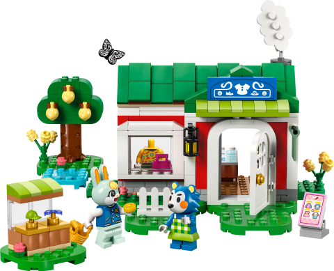 LEGO® Animal Crossing™ Able Sisters Giyim Mağazası Rol Yapma Yapım Seti 77055