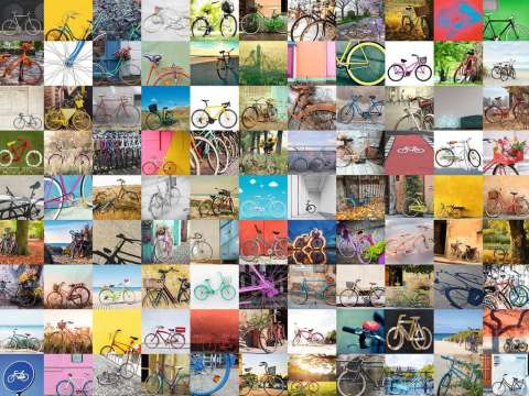 1500 Parça Puzzle 99 Bisiklet