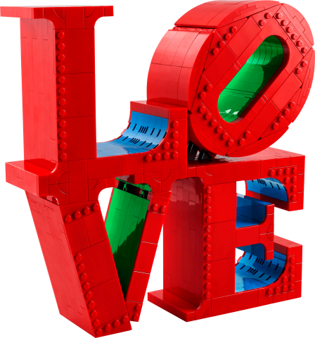 LEGO® Art LOVE, Çiftler için Hediye ve Dekoratif Süs Eşyası 31214