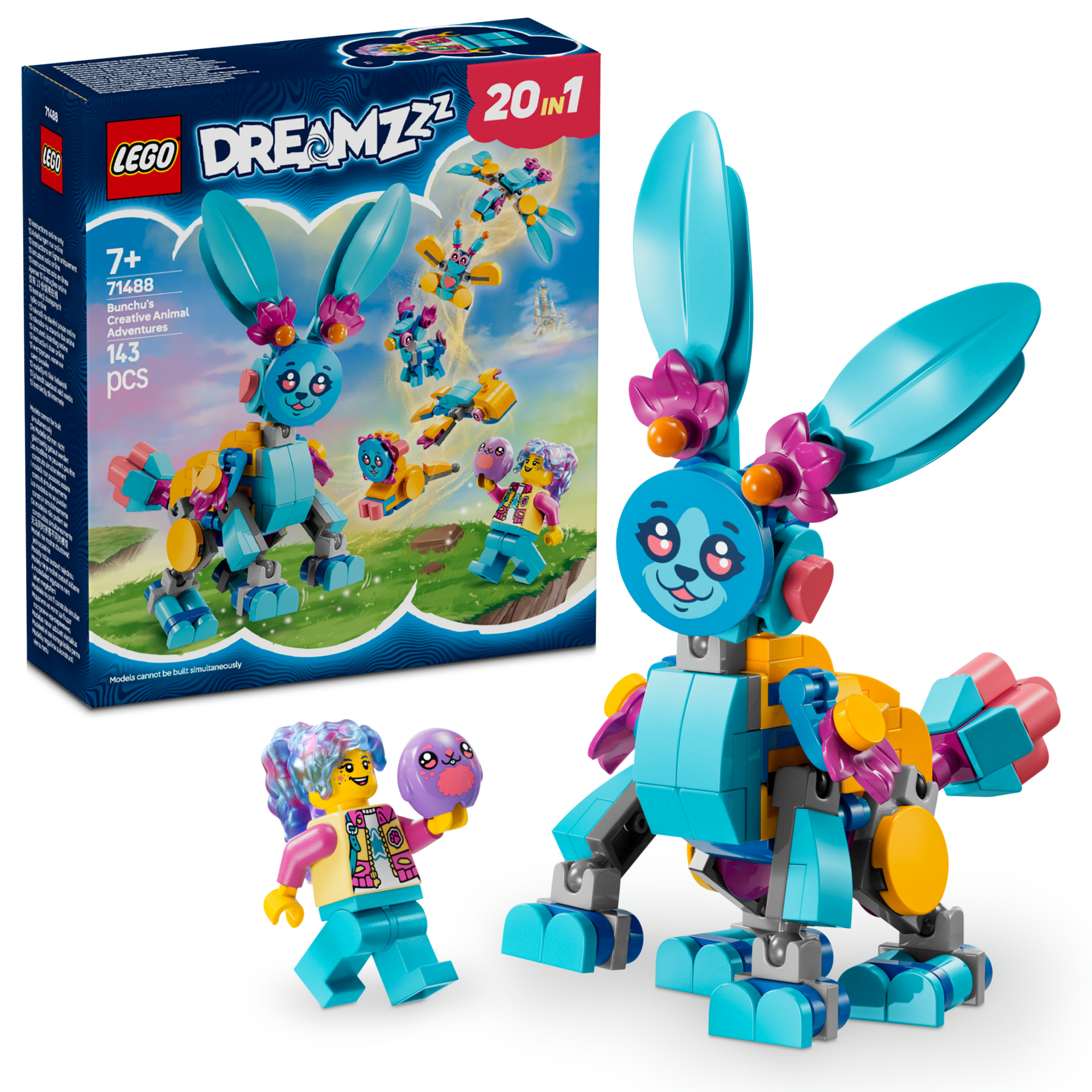 LEGO® DREAMZzz™ Bunchu’nun Yaratıcı Hayvan Maceraları Tavşan Oyuncağı 71488