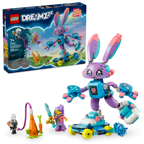 LEGO® DREAMZzz™ Izzie ve Oyun Tavşanı Bunchurro Hayal Gücü Oyuncağı 71490