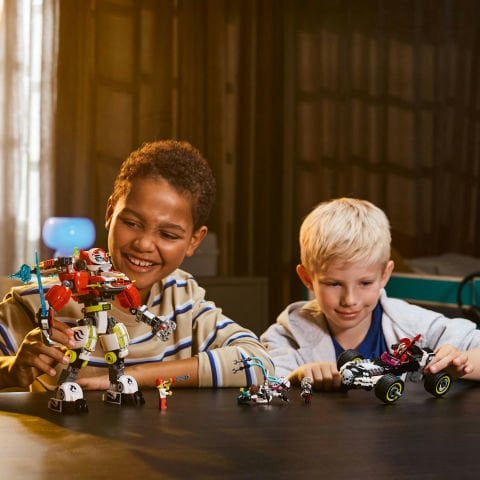 LEGO® DREAMZzz™ Cooper'ın Kaplan Robotu ve Zero'nun Hot Rod Arabası Oyuncağı 71497