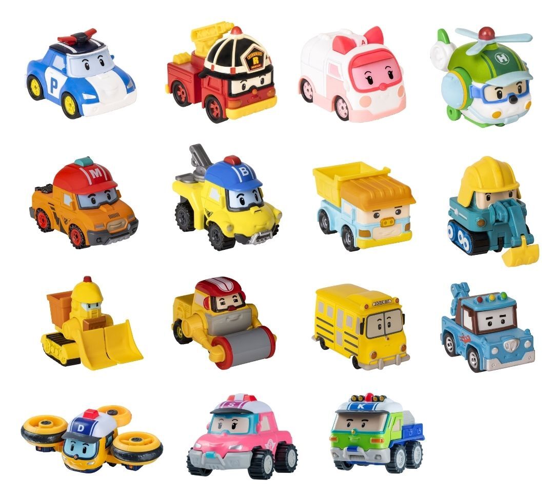 Robocar Poli Metal Araç Karakter Figür (Tekli)