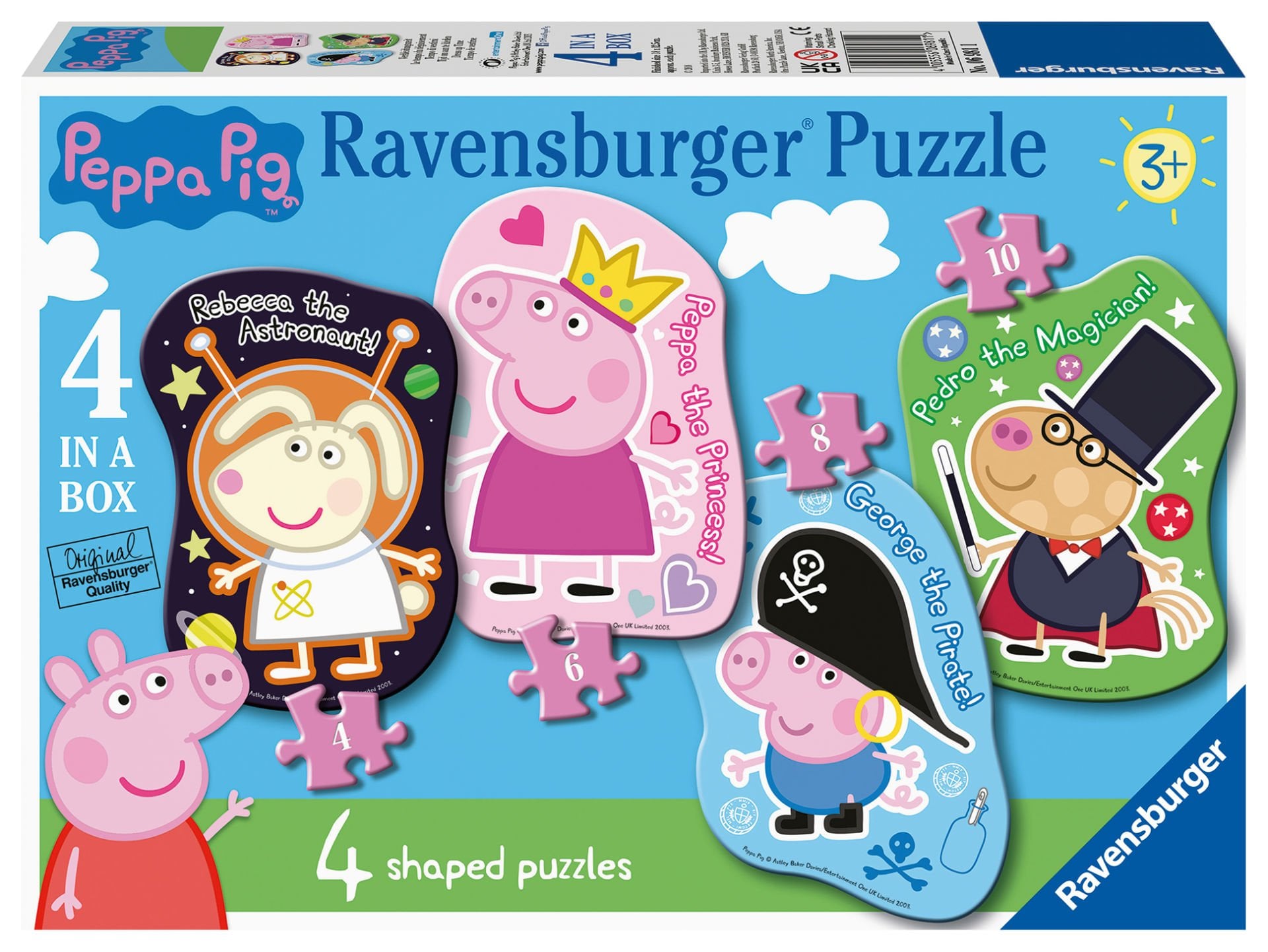 4/6/8/10 Parça Puzzle Peppa Pig