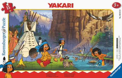 15 Parça Küçük Çerçeve Puzzle Yakari