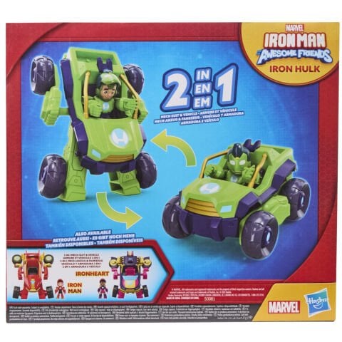 Iron Man ve Iron Hulk Araç ve Figür (Tekli)