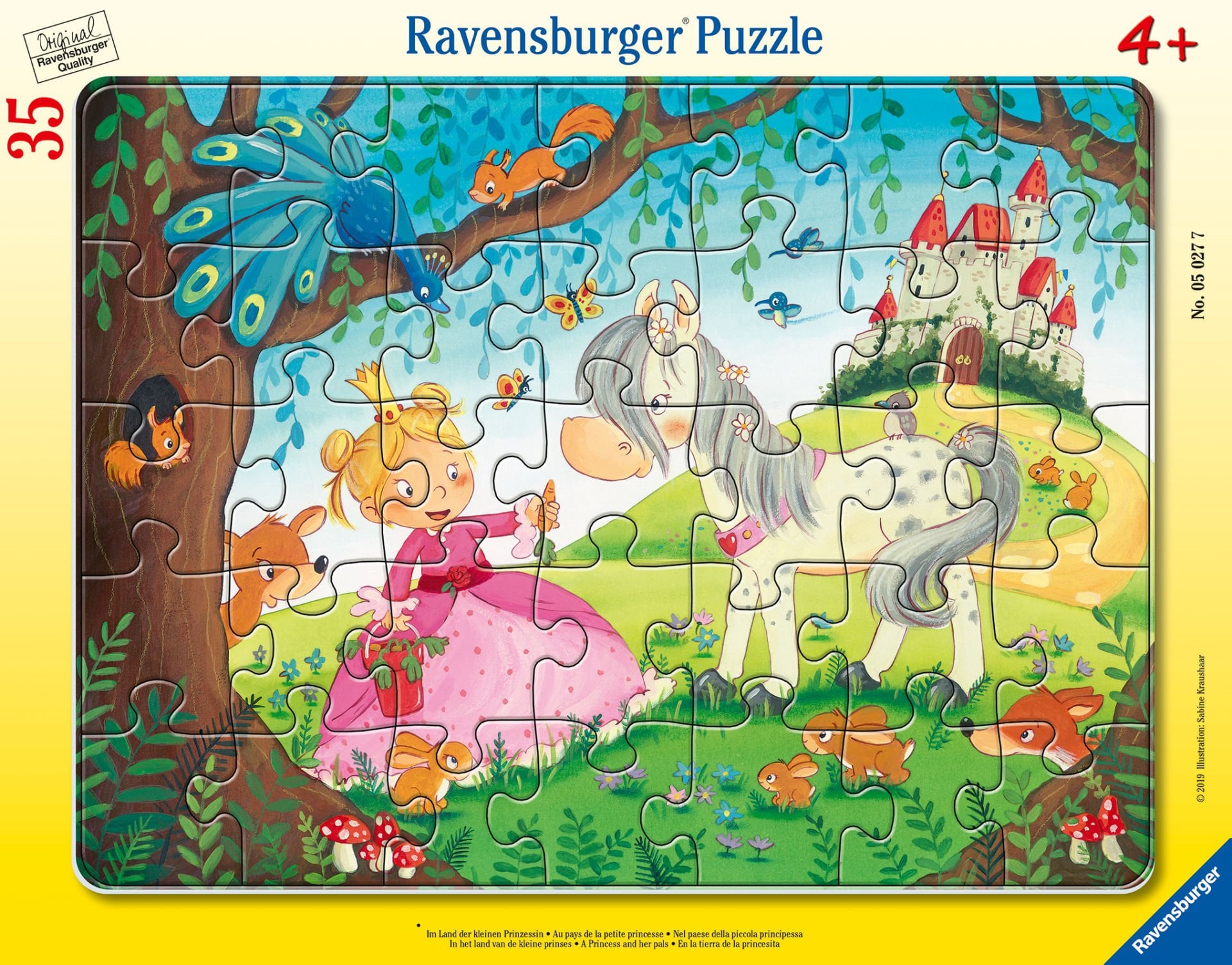 35 Parça Büyük Çerçeve Puzzle Küçük Prenses