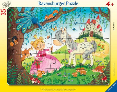 35 Parça Büyük Çerçeve Puzzle Küçük Prenses