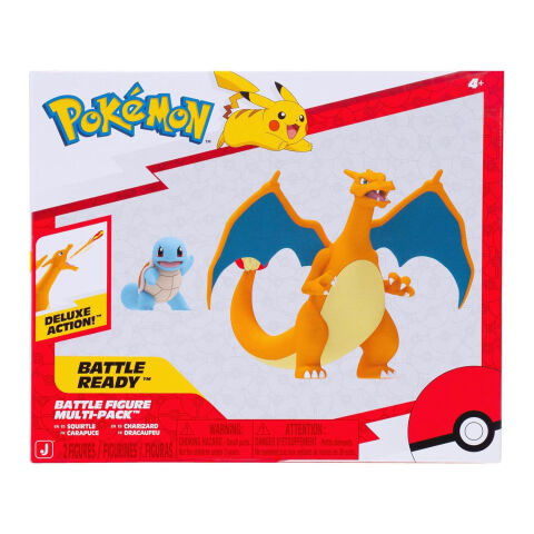 Pokemon Battle 2'li Figür - Squirtle & Charmander