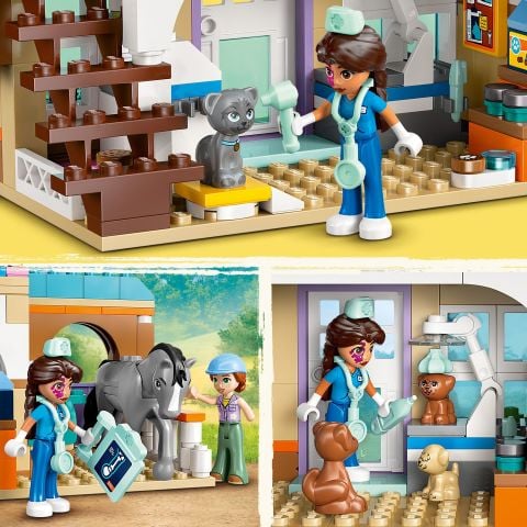 LEGO® Friends At ve Evcil Hayvan Veteriner Kliniği Rol Yapma Oyuncağı 42651