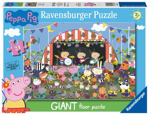 24 Parça Floor Puzzle Peppa Pig