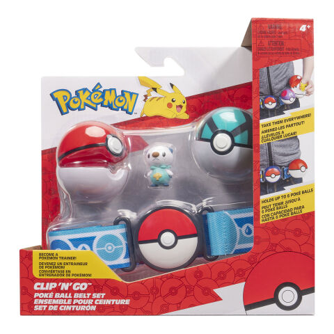 Pokemon Clip 'N' Go PokeBall Kemer ve Figür Seti