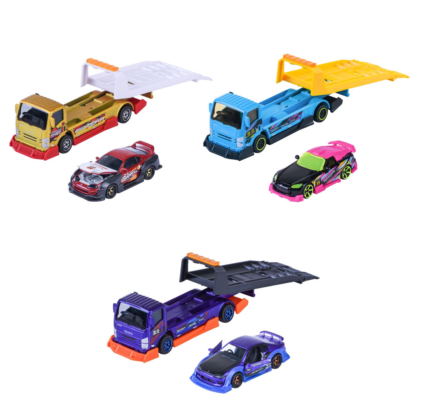Majorette Die-Cast JDM Efsaneleri Tuning Özel Motifli Çekici Araçları