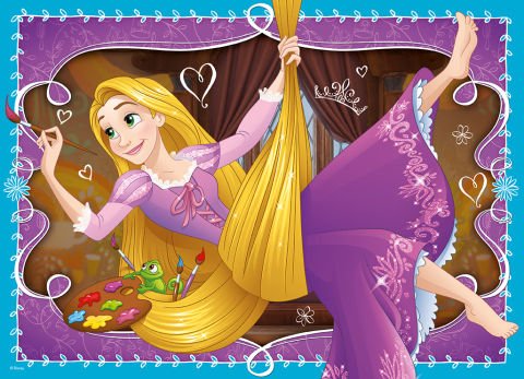4 in Box Puzzle Walt Disney Prenses