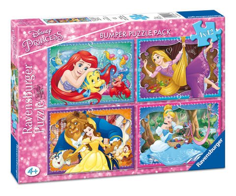 4 in Box Puzzle Walt Disney Prenses