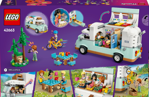 LEGO® Friends Arkadaşlık Karavan Macerası Rol Yapma Yapım Seti 42663