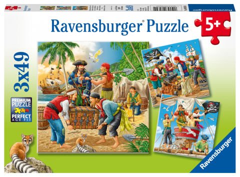 3x49 Parça Puzzle Açık Deniz Macerası