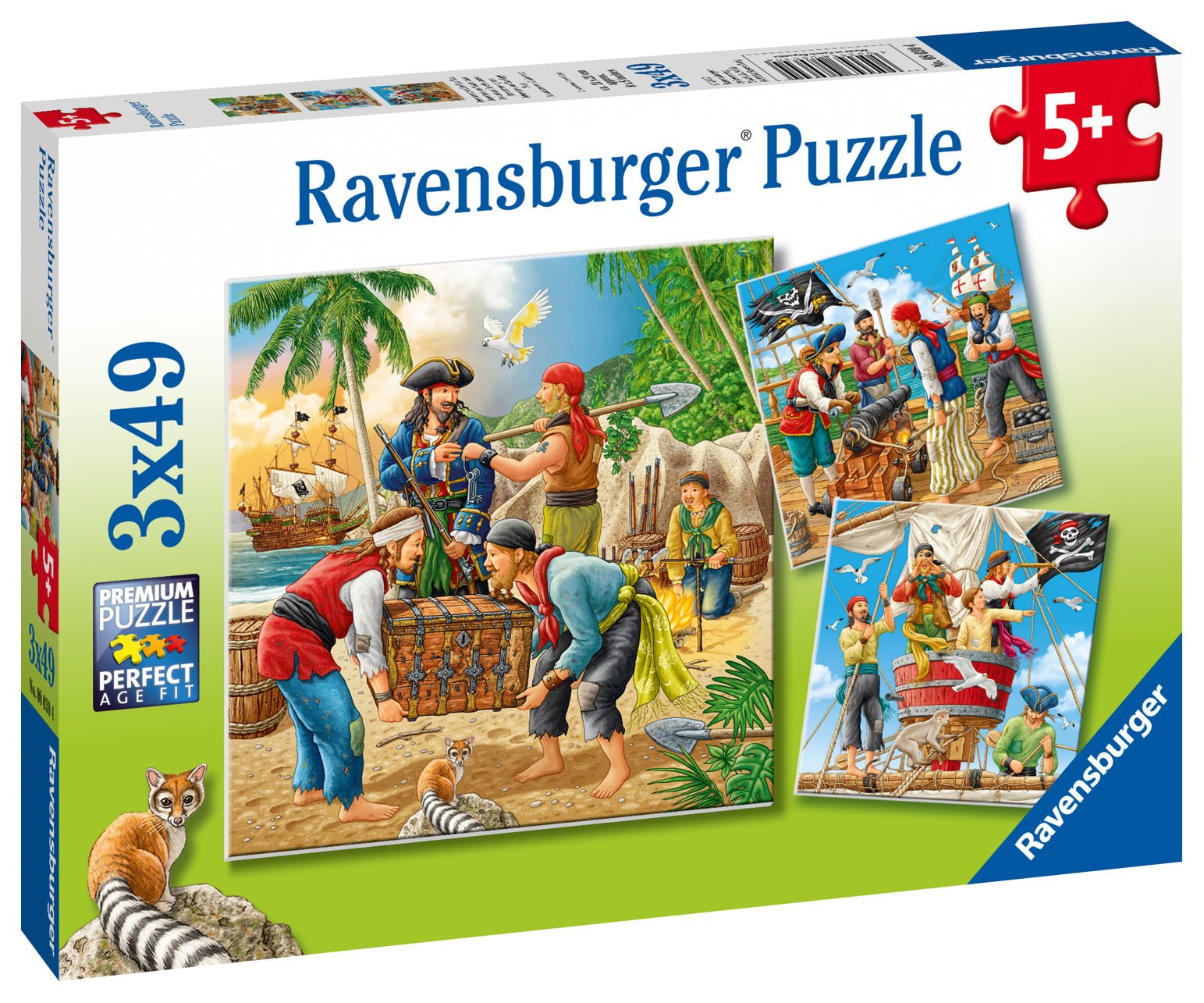 3x49 Parça Puzzle Açık Deniz Macerası