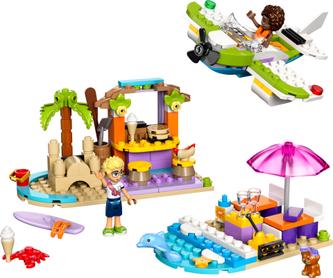 LEGO® Friends Yaratıcı Plaj ve Seyahat Bavulu İnşa Edilebilen Oyuncak Seti 42672