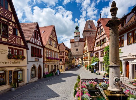 500 Parça Puzzle Gold Rothenburg