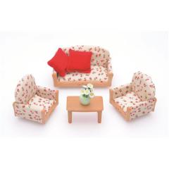 Sylvanian Families 3 Parça Koltuk Seti ve Orta Sehpa