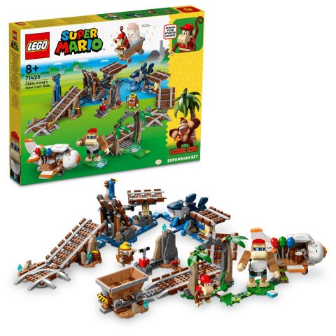 LEGO® Super Mario™ Diddy Kong'un Maden Arabası Ek Macera Seti 71425 (1157 Parça)